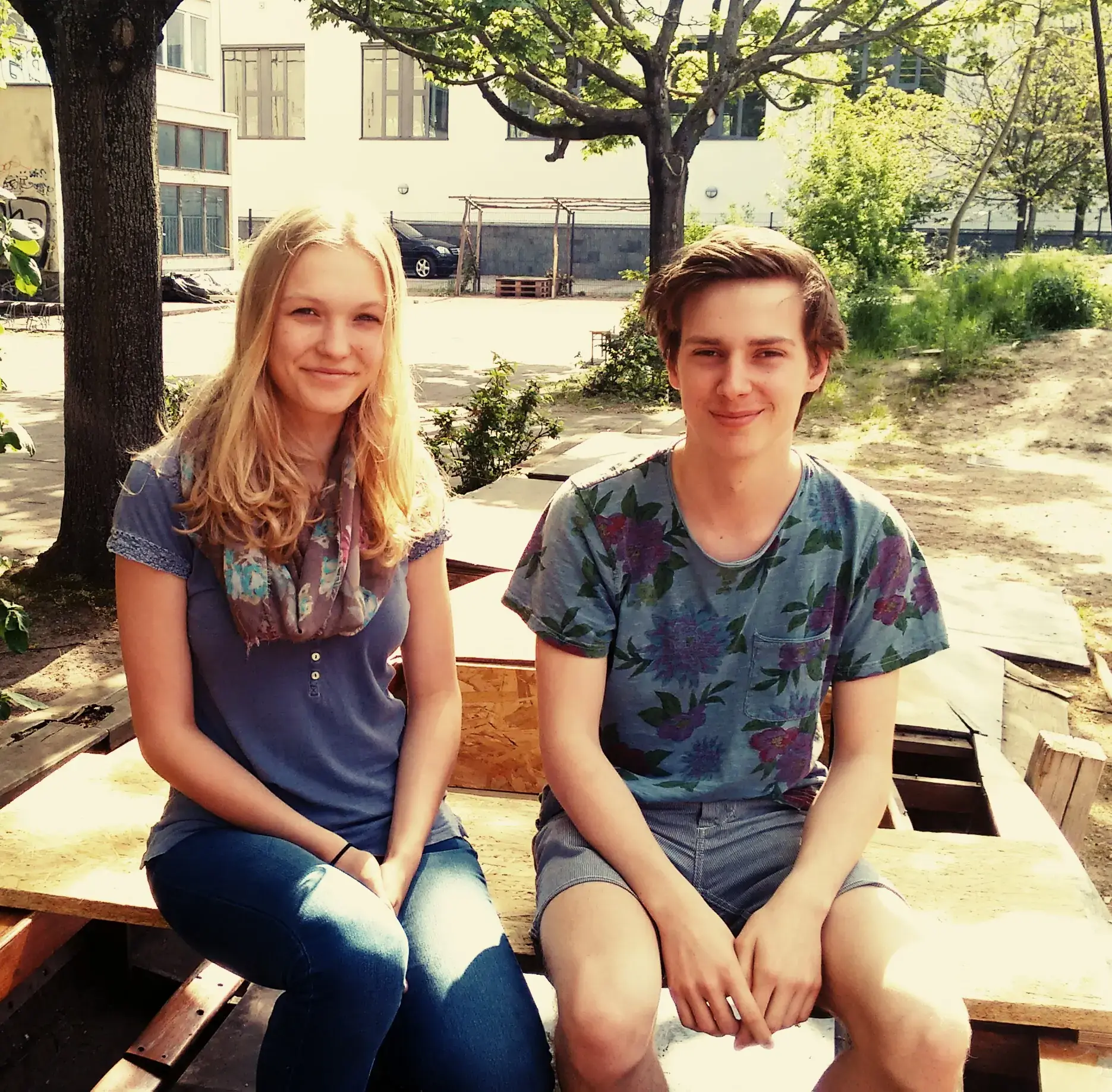 Foto von Fee Martin und Justin Gentzer