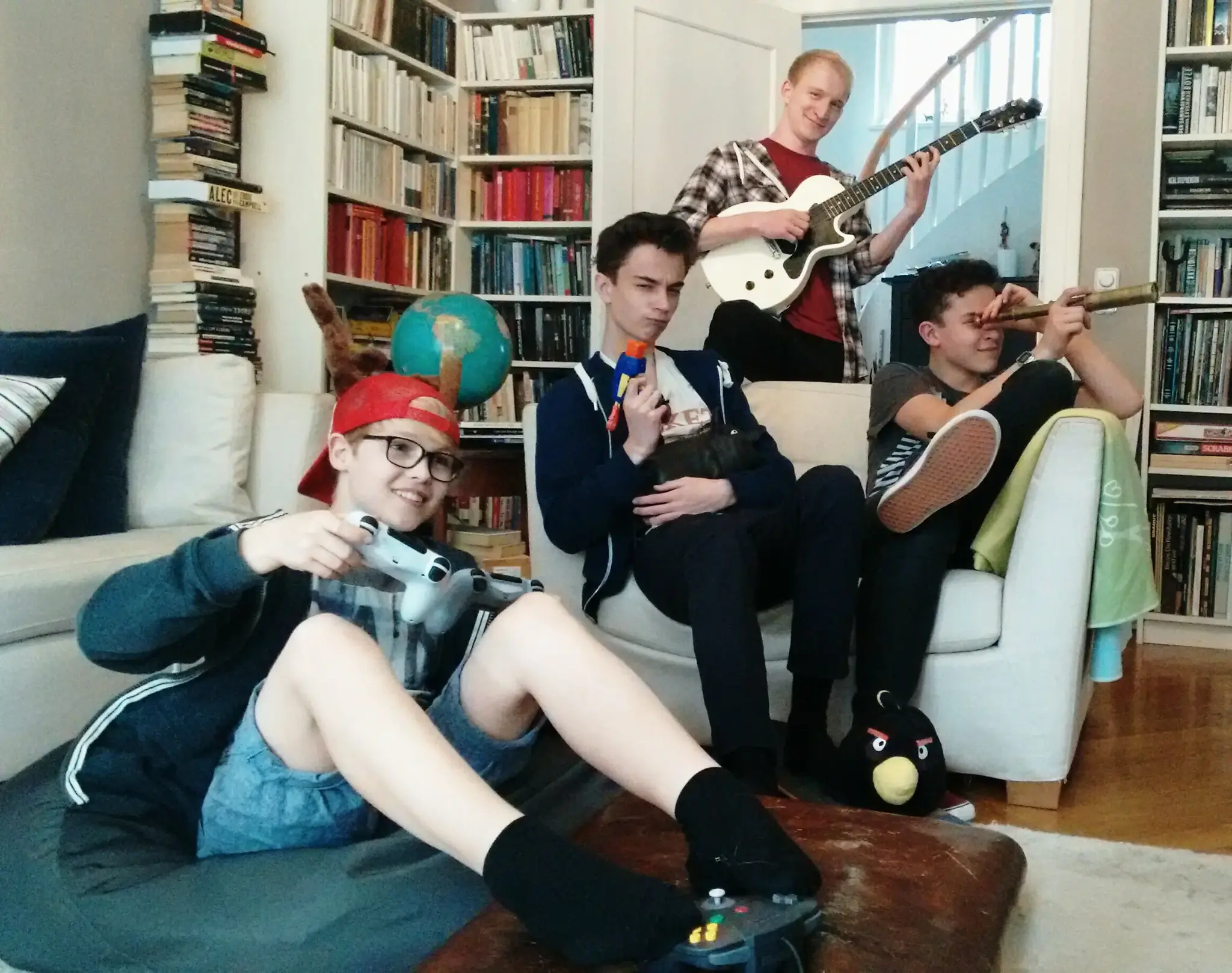 Foto von Jonas, Jonathan und Philip
